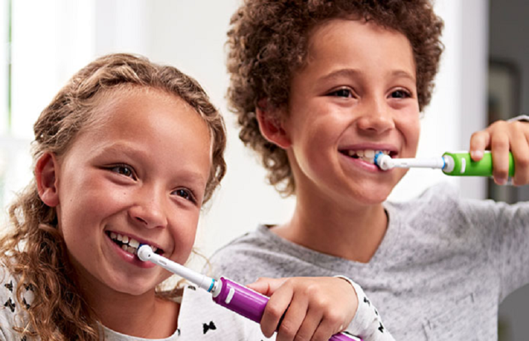 Why is it important for children to brush their teeth?